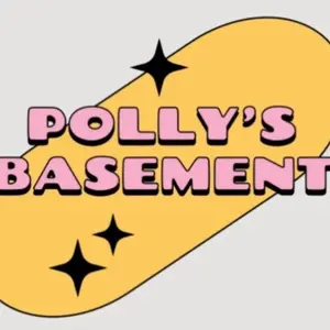 Polly’s Basement shop logo