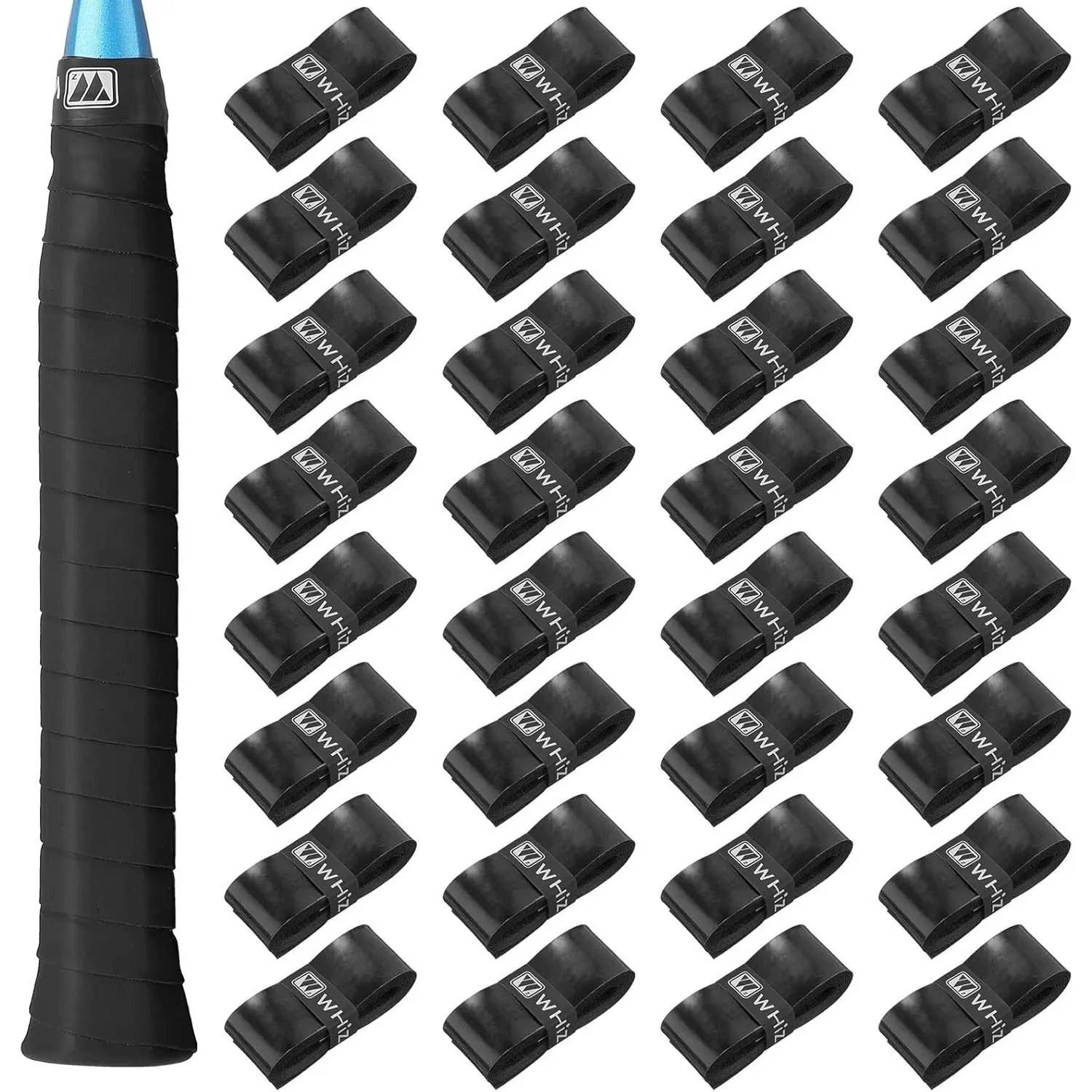 24-Pack Multi-Sport Tennis Racket Grip Tape Set - Soft PU, Anti-Slip, Sweat-Absorbent Thin Overgrip, Assorted Colors, for Tennis/Badminton, Daily Use, Festive Gift for Family & Colleagues, Home Supplies