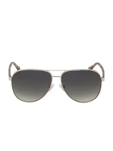 GUESS Male Forrest Aviator Metal Sunglasses