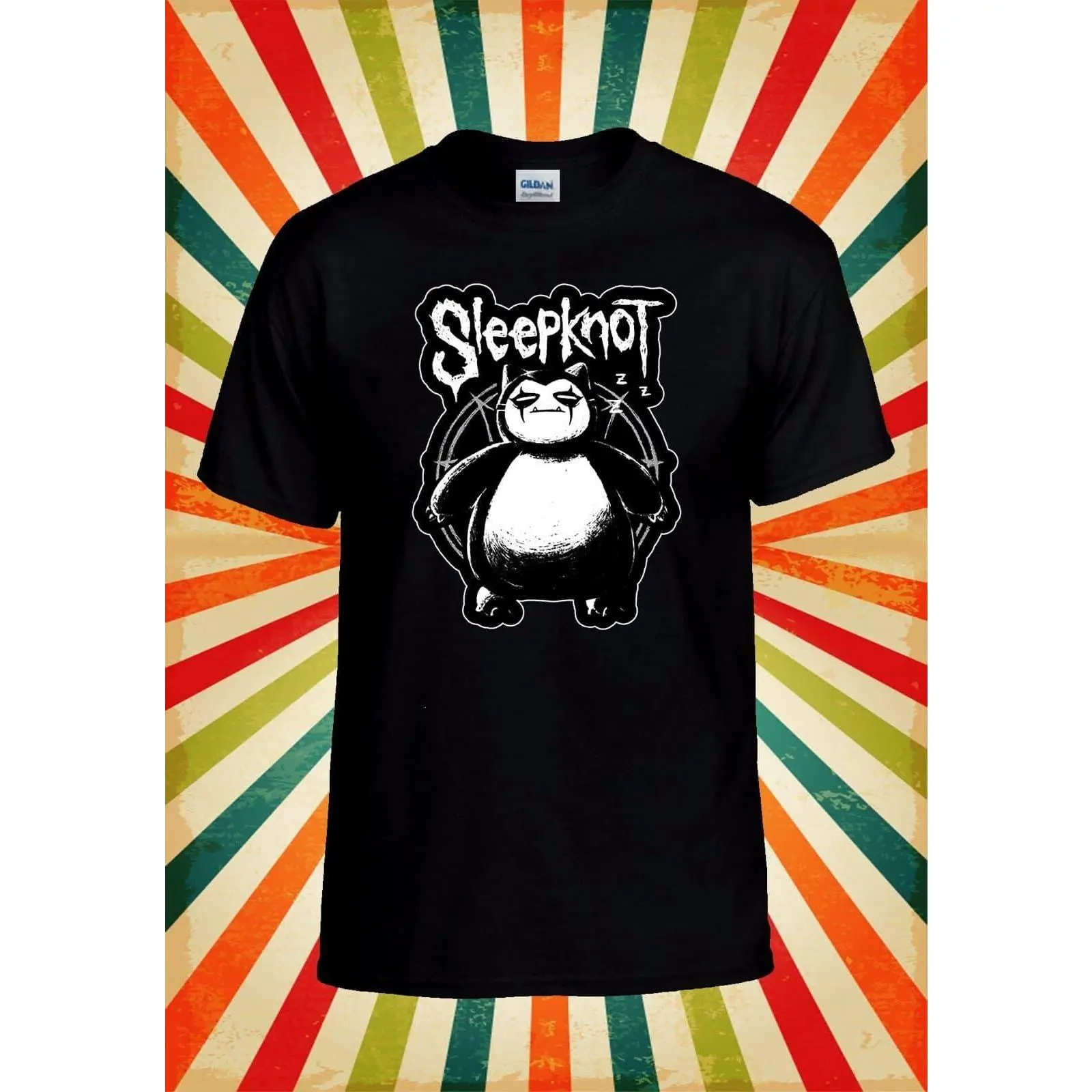 Sleepknot Snorlaw Parody Fun Men Women Unisex Baseball T Shirt Top
