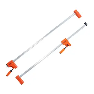 Bar Clamps for Woodworking, 2-Pack 50 Parallel Clamp Set, F Clamp with 1100 lbs Load Limit, Even Pressure, High-strength Plastic and Carbon Steel, Wood clamps for Woodworking Metal Working