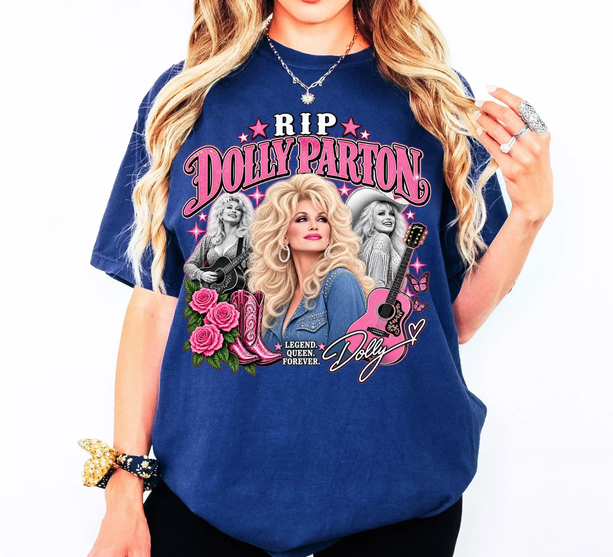 Dolly Parton Shirt, Vintage Country Tee - Southern Graphic | Unisex Cotton | Retro Western