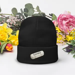 XANAX Embroidered Beanie