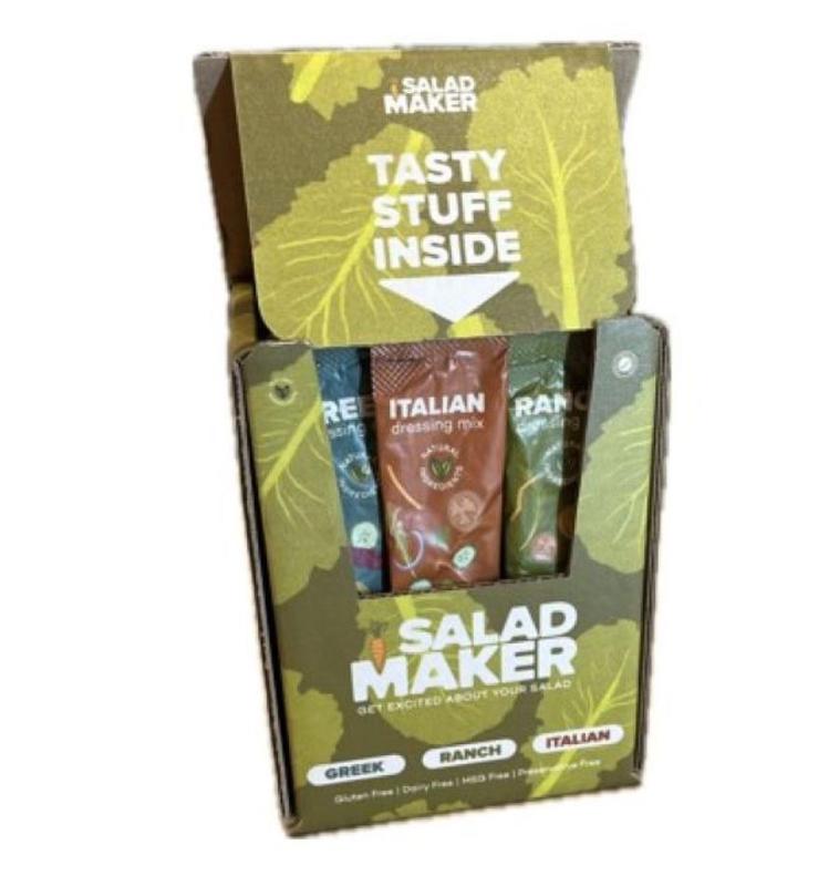 Salad Maker Dry Salad Dressing Mixes, 15 assorted packs of Ranch, Greek, and Italian (5 each), each makes 12 oz of salad dressing trending  recipes