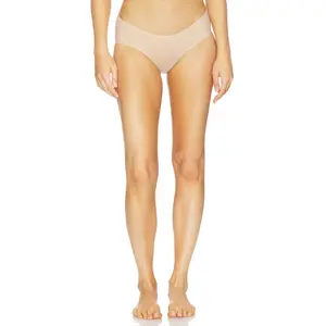 Commando Chic Mesh Bikini Panty in Beige