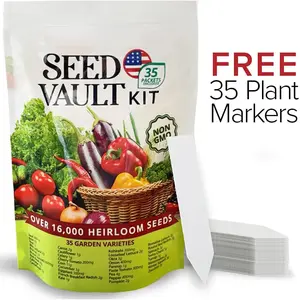 35 Medicinal Herb Seeds Variety Pack – Heirloom Non-GMO Healing & Culinary Herbs for Planting – Apothecary, Tea & Homestead Garden Kit