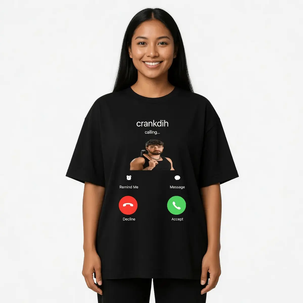 Crankdat Crankdih Calling Shirt Edm Rave Festival T-Shirt Dubstep Bass Music Tee Dj Concert Graphic Streetwear Merch Premium Everyday T-Shirt for Men & Women
