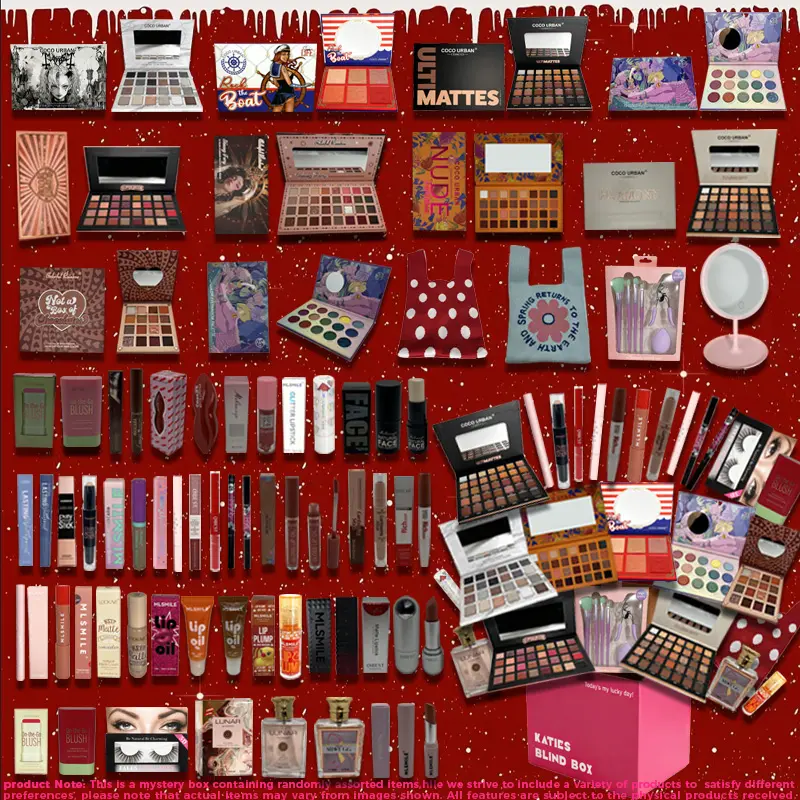 Katie Limited Edition 25-Piece Cosmetic Makeup Set - Multi-Pack Eyeshadow, Lip Gloss, Eyeliner - Beginner-Friendly Special Occasion Gift in Pink Gift Box summerwins