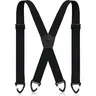 KPQLQ 1.5-Inch X-Back Hidden Suspenders with Hidden Clip, Heavy-Duty Under-Clothing Work Wear Tuxedo Accessories for Adults (120x3.8cm)