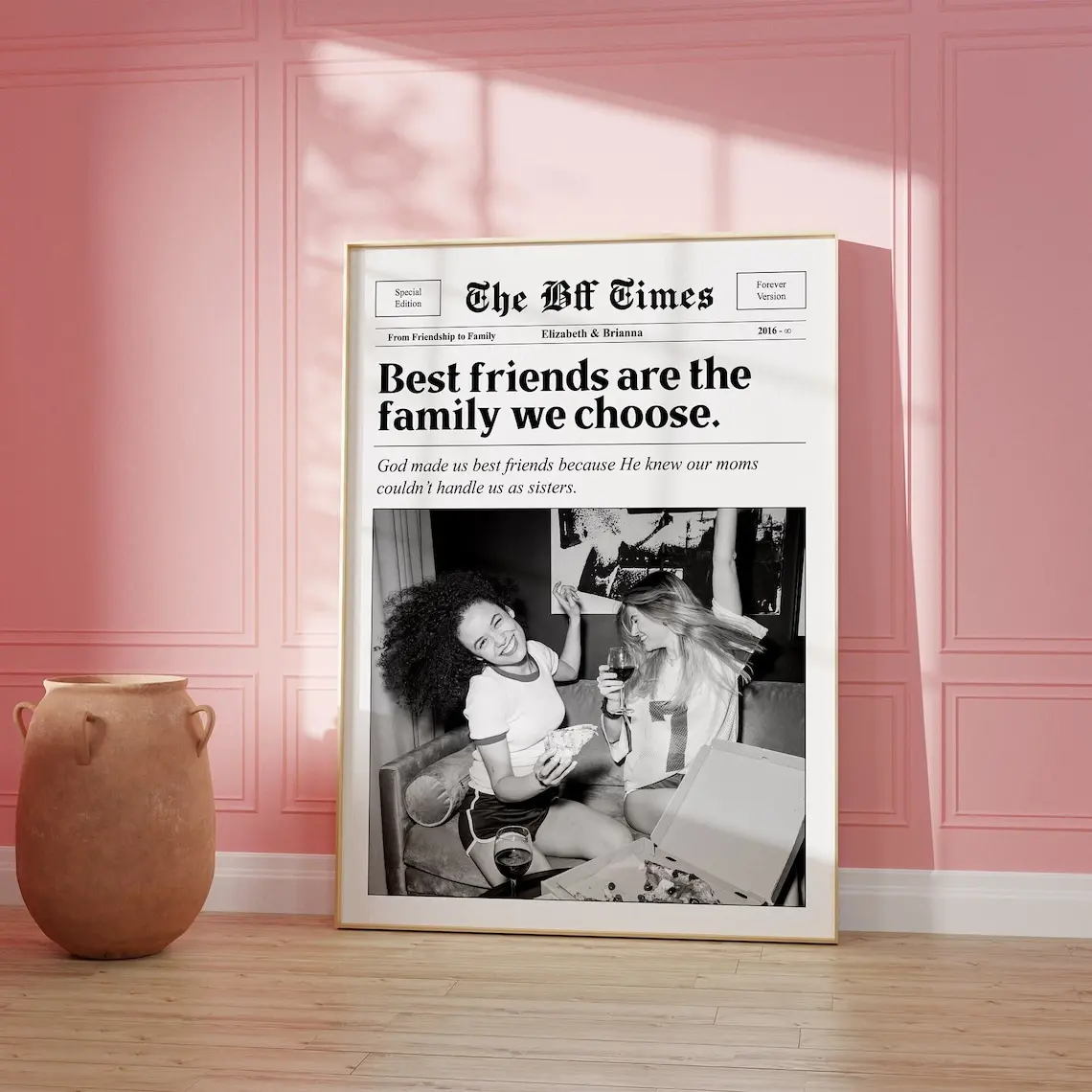 Personalized best friend gift, Best friend birthday gifts, Personalised unique gift, Gift for her, Christmas gift