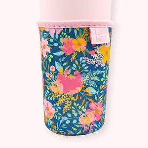 Emerald Rainbow Posies | Cup Sleeve