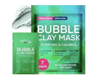 Bubble Exfoliating Mask for Deep Cleansing and Gentle Exfoliation, 7 pack