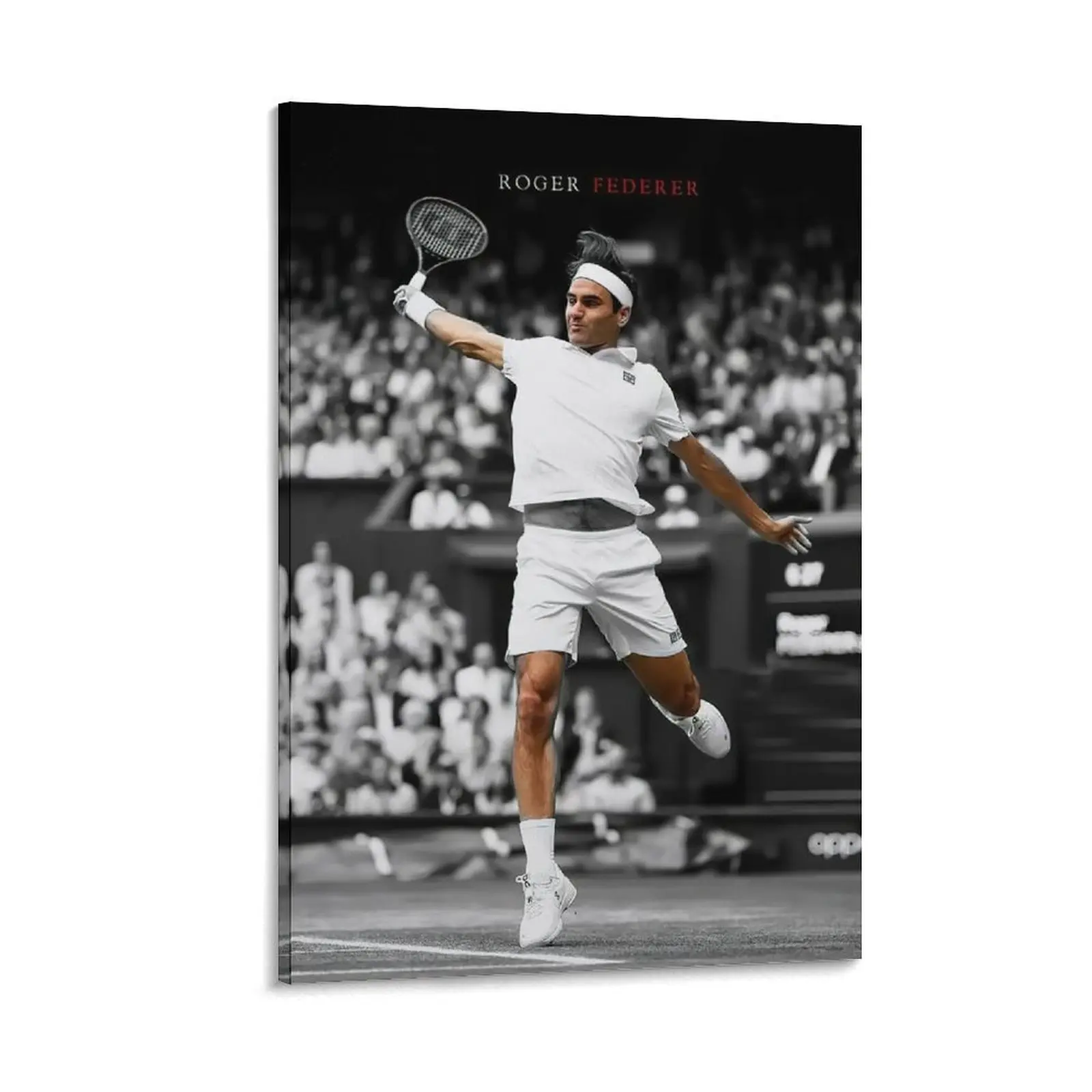 Roger Federer,s Tennis Poster Prints, Ideal for Sports Enthusiast's Home. Canvas Wall Art,Design for Room Decoration. Poster Canvas Wall Art For Bedroom Decor Bar Office Room Decor Gift