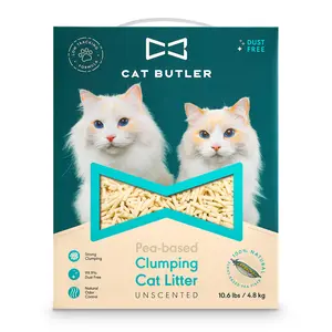 Pea-based Cat Litter - Dust Free, Low Tracking, Clumping, Natural Cat Litter Pet Products