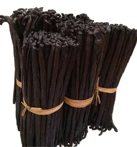 Organic Madagascar Vanilla Beans Grade A. Certified USDA Organic. Plump Fresh Optimum Flavor 6"-8" (By Weight)