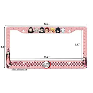 Demon Slayer License Plate Frame, ANIME, Nezuko Kamado