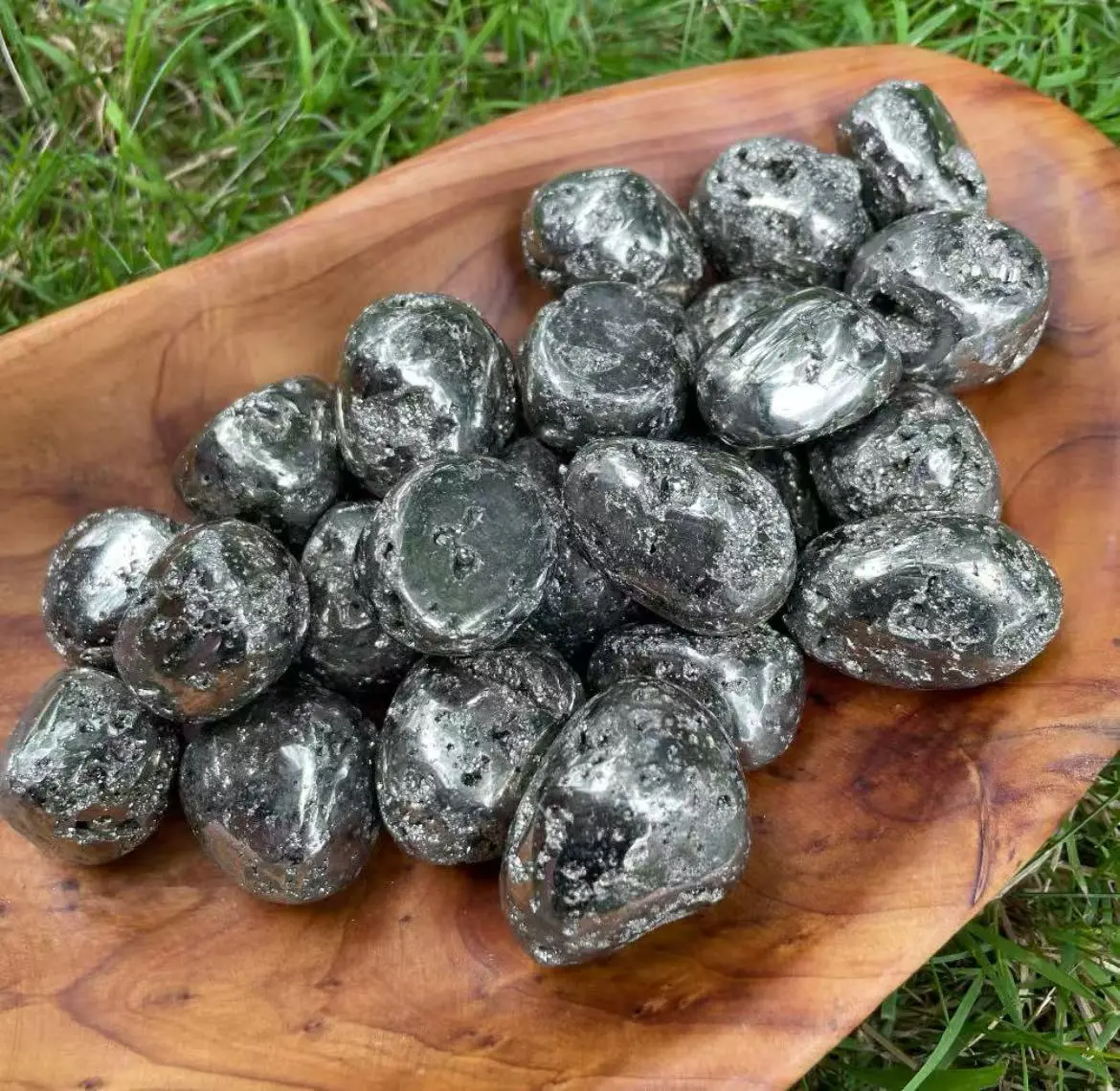 Pyrite Tumbled Stone Pyrite Tumbled Stone
