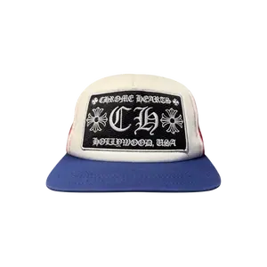 Chrome Hearts CH Hollywood Trucker Hat Red/White/Blue