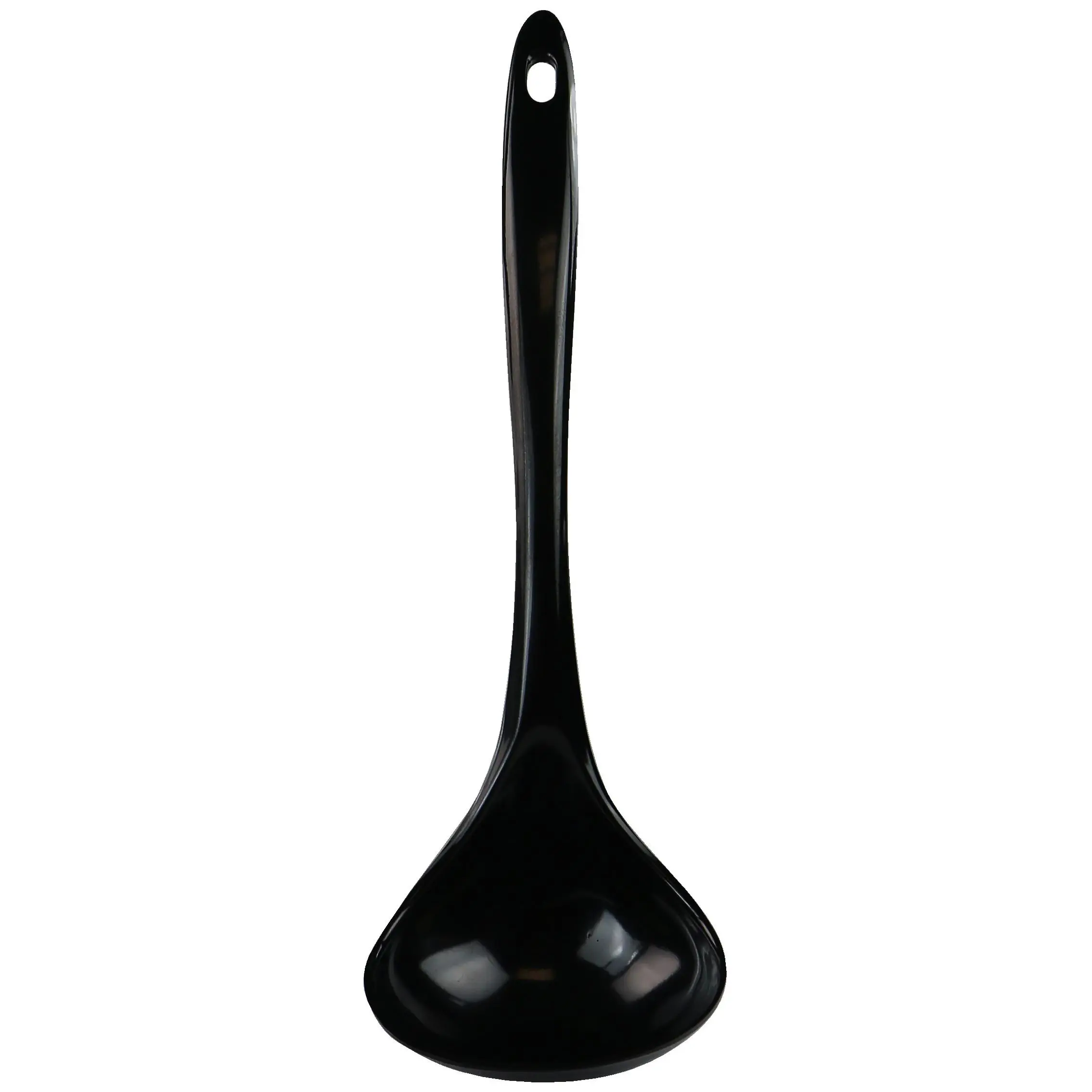 212 MAIN Modern Black Soup Ladle, All-Purpose Kitchen Tool for Home Cooking, Camping, and Hiking Essentials