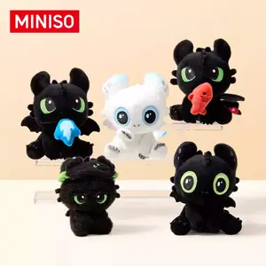 MINISO How to Train Your Dragon Plush Drawstring Pendant,Cute Healing Bag Charm,4.3"X3.2" Kawaii Plushie Keychain for Bags & Backpacks,Holiday Gift Birthday Gift(1pc)