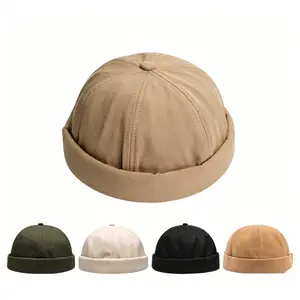 Watch Cap Beanie Cotton Docker Brimless Harbour Hat