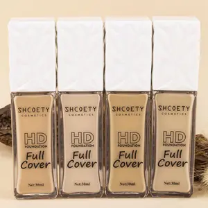 Long Lasting Full Coverage Flawless Glow &longwear Makeup Makeup Cream, 1 Count Moisturizing Concealer Foundation Hybrid, Lightweight Makeup Cream for Women & Girls, Color Corrector Makeup, Makeup Products, Hydrating