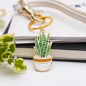 Snake Plant Keychain