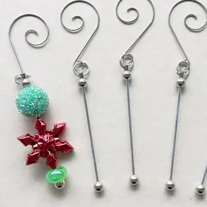 1- Customizable beadable christmas tree ornament.
