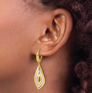 Obsessed! Yellow Rhombus Alloy Drop Earrings – Your New Fall Favorite