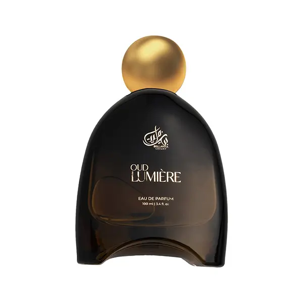BellaVita Luxury OUD LUMIÈRE Unisex Fragrance | EDP Perfume for Men and Women | Wood Top Note | 100 ml pack | 3.4 Fl. Oz. | Woody and Amber notes | Gift for Men and Women | Eau de Parfum