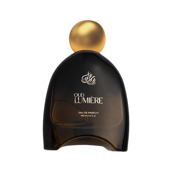 BellaVita Luxury OUD LUMIÈRE Unisex Fragrance | EDP Perfume for Men and Women | Wood Top Note | 100 ml pack | 3.4 Fl. Oz. | Woody and Amber notes | Gift for Men and Women | Eau de Parfum