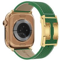Forest Green+Gold Buckle