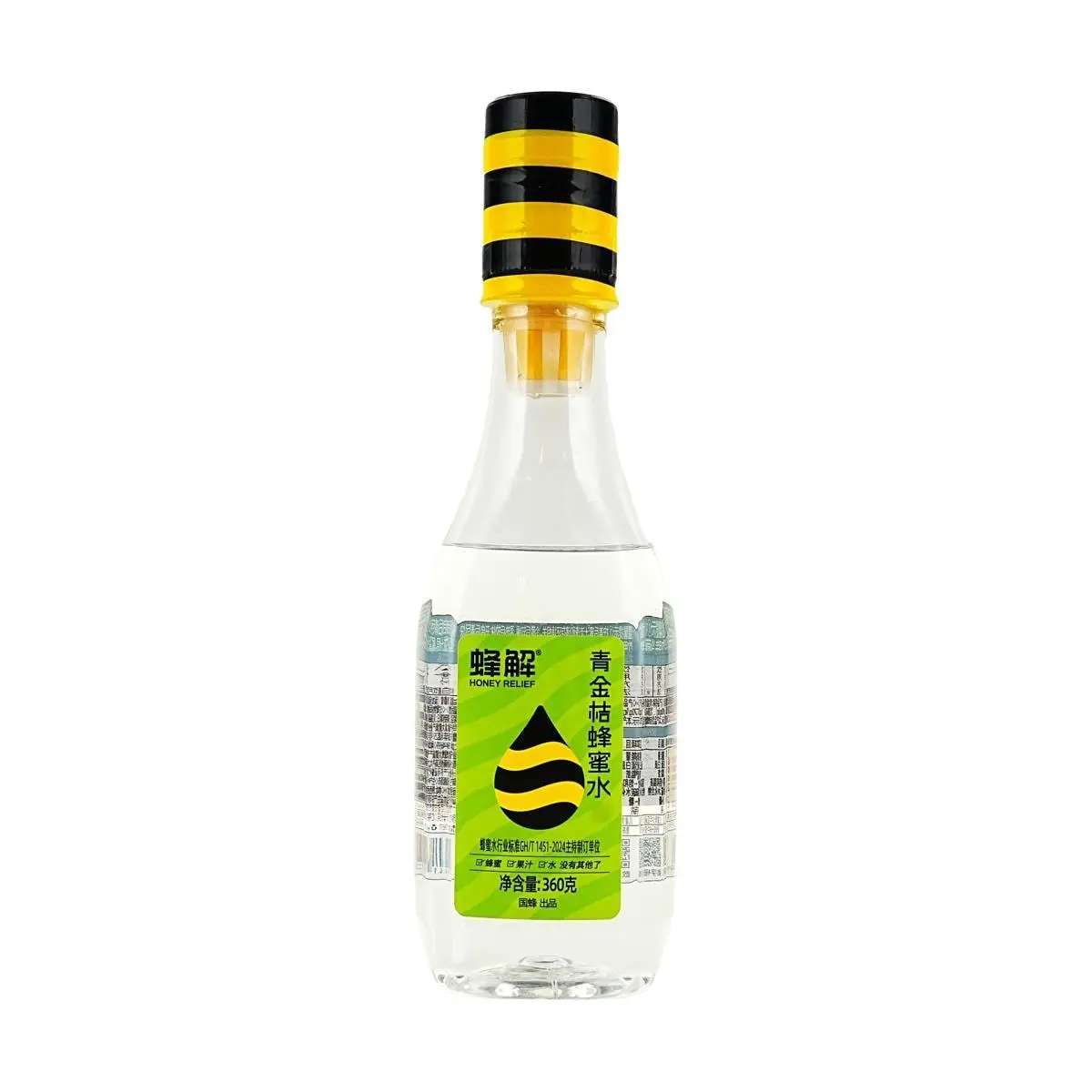 FENGJIE Honey Lemonade Drink 360ml - Acacia Honey & Fresh Lemon Juice, No Artificial Flavors, Colors, or Preservatives