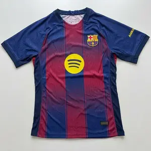 FC Barcelona Home Player Jersey 2025/26 Pro Match Fit High Performance Soccer Shirt High Quality