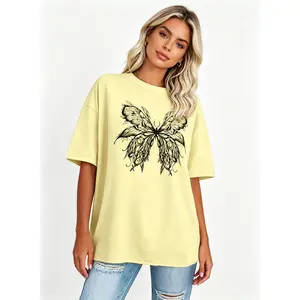 Womens Oversized Tshirt,Graphic Tees,Crew Neck Summer Short Sleeve,Loose Fit Tops,Womenswear, Streetwear, Tshirt, Casual, Minimalist