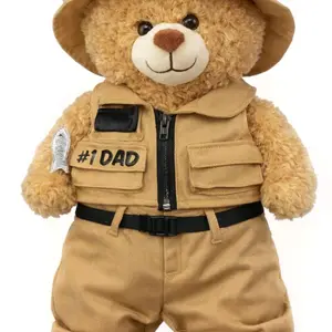 #1 Dad fisherman teddy bear fathers day