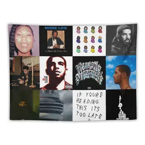 Rapper Singer Album Cover Drake Tapestry Poster for Home Decor Bedroom College Dorm Wall Party Decorations Drake Merch 60*40in