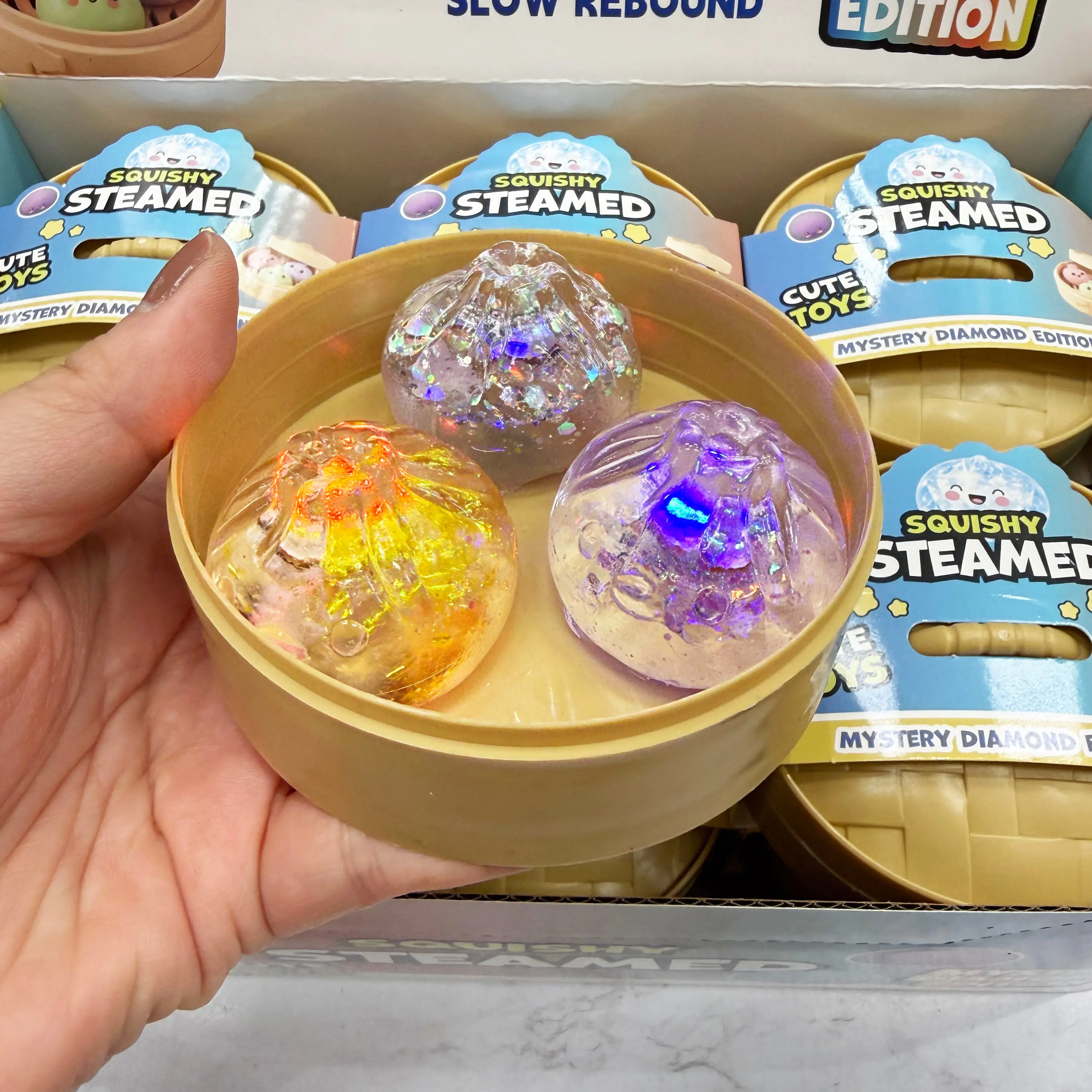 Mini Jelly Squishy Dumplings with LED Light