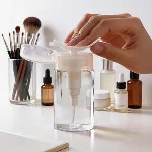 100ML Portable Press-Down Empty Bottle, Mini Dispenser for Travel, Ideal for Skincare, Makeup Remover, Toner, Compact Beauty Tool