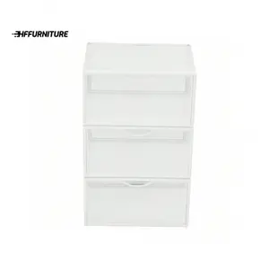 Special sale  6 Piece Plastic Transparent Shoe Box With Side Opening Cloakroom Decor