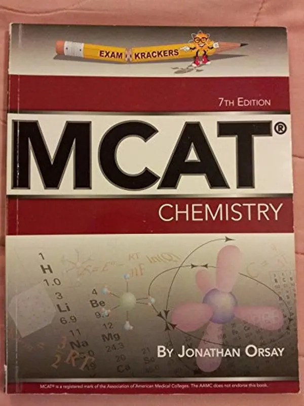 USED Book - Examkrackers MCAT Chemistry by Jonathan Orsay (Paperback) - english