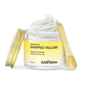 Whipped Grass-Fed Tallow Balm with Vanilla Bean
