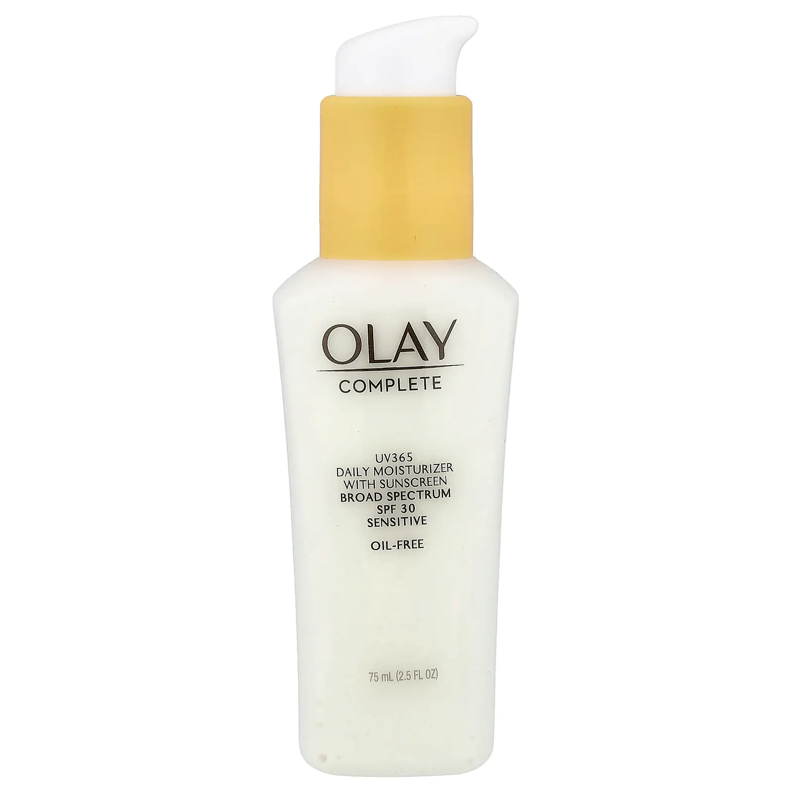 Olay Complete, UV365 Daily Moisturizer With Sunscreen, SPF 30, Sensitive,  2.5 fl oz (75 ml)