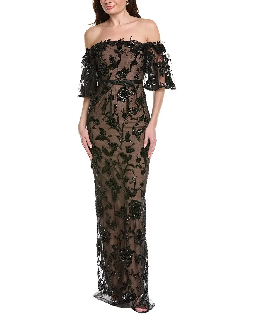 Marchesa Notte Embellished Gown