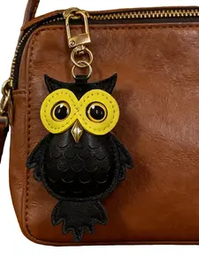 Fashionable Owl Bag Charm Keychain for Women and Girls, Perfect Gift for Lovers, Birthdays, Daily Use, Special Occasions, Jewelry, Bag Accessories, Purse Accessories, Stylish Playful Charm, Bag Decoration, Bag Pendant