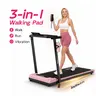 TKW 3-in-1 Vibration Walking pad，Adjustable Incline Treadmill,quiet treadmill，home relaxationwith  Remote Control & Wheels for Easy mobility, LED Display，gym machine，Space-Saving & Portable Design