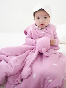 günamüna® Baby Bamboo Rayon with DIAPER-ZiPPER Sleep Bag 1.0 TOG