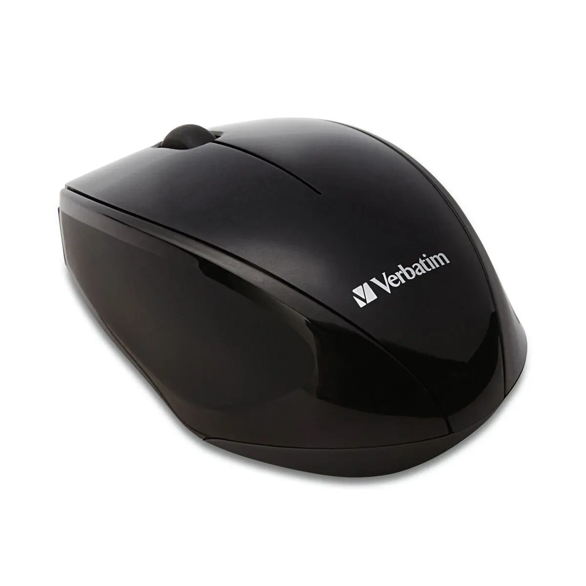 Verbatim Built-in Wireless Multi-Trac Blue LED Optical Mouse, Black
