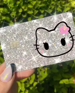 ExotixCard ultra bling reflective card skin back information