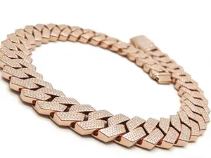 9062Western Hip-Hop Thick Chain Accessory Max Out Your Aura Elevate Your Style with Edgy Sophistication Rhinestone Bangle Bracelet Trendy Jewelry Complimentary shipping